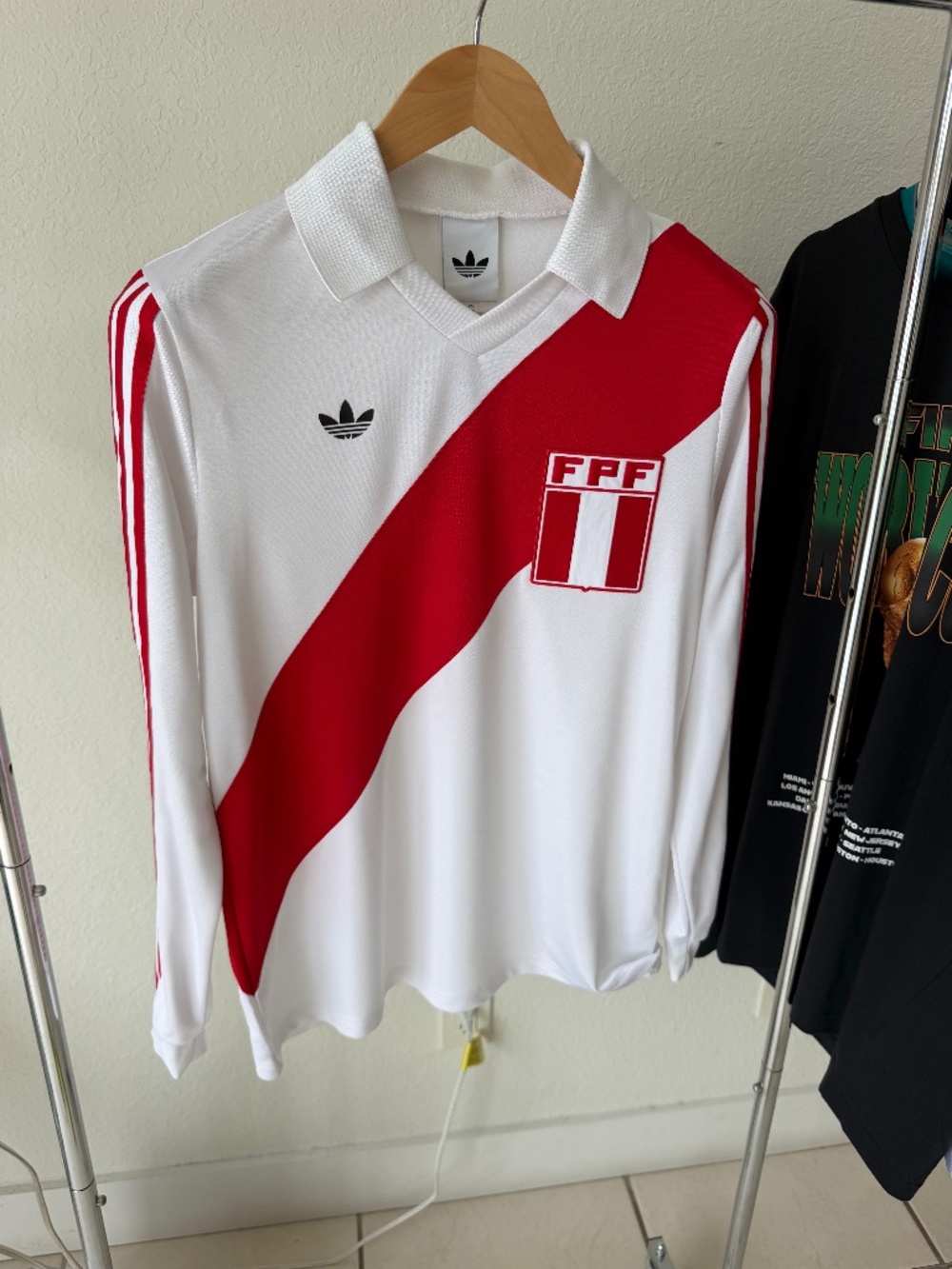 adidas Peru 2025 Home Long Sleeve Jersey #10 Men’s S JI7634 NWT